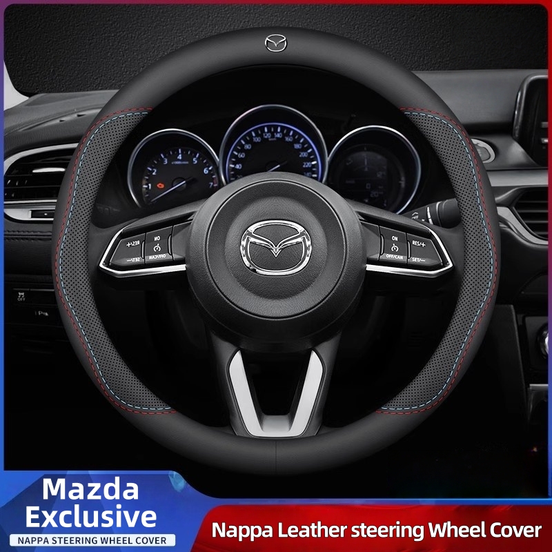 Skórzany oddychający pokrowiec – Car Steering Wheel Cover Anti Slip Breathable recenzja i cena