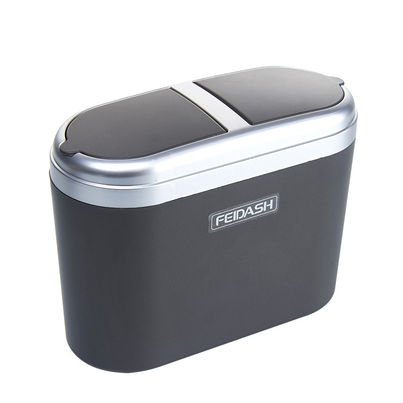 Przenośny plastikowy pojemnik  – Waterproof Car Trash Can With Lid recenzja i cena