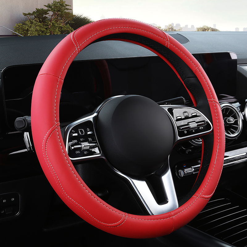 Antypoślizgowy skórzany pokrow – Car Steering Wheel Cover Anti Slip Breathable recenzja i cena