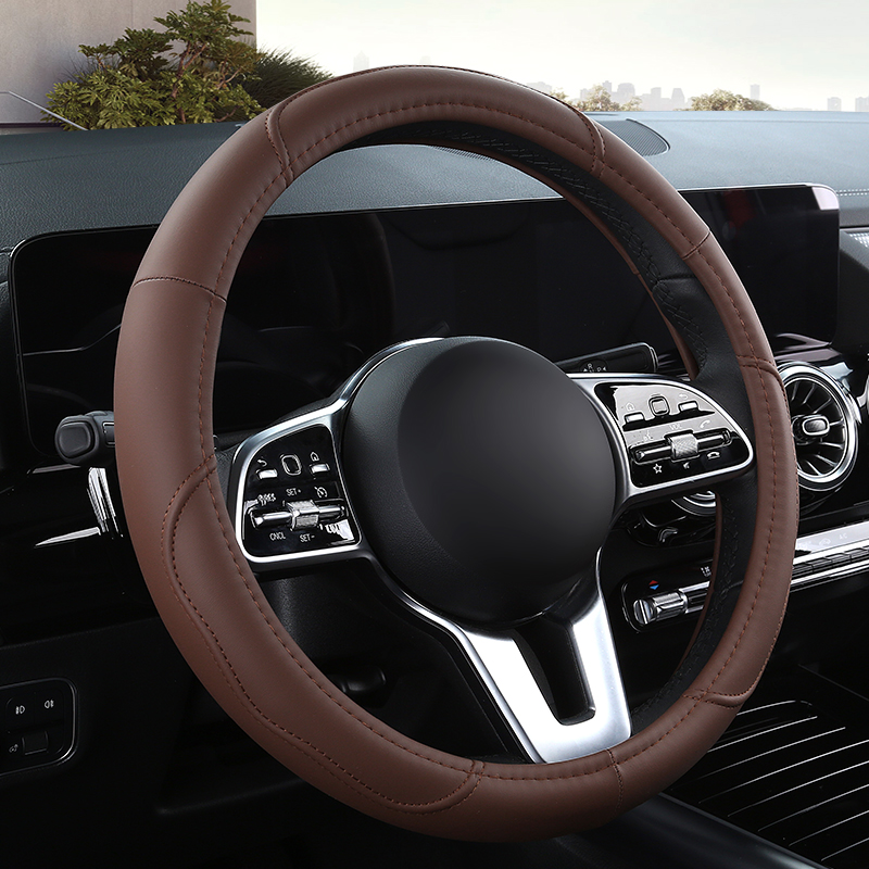 Antypoślizgowy skórzany pokrow – Car Steering Wheel Cover Anti Slip Breathable recenzja i cena